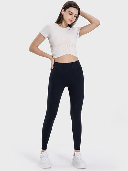 Pocketed High Waist Active Leggings