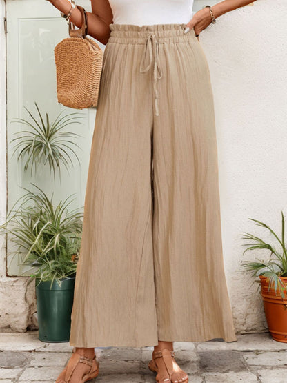 Frill Wide Leg Pants