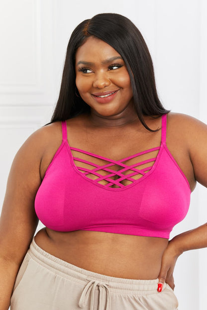 Zenana On The Go Full Size Detail Bralette