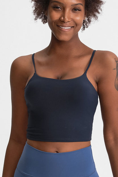 Feel Like Skin Scoop Neck Sports Cami