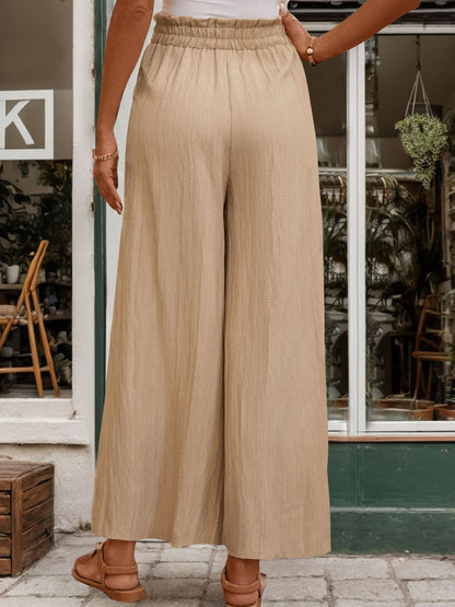 Frill Wide Leg Pants